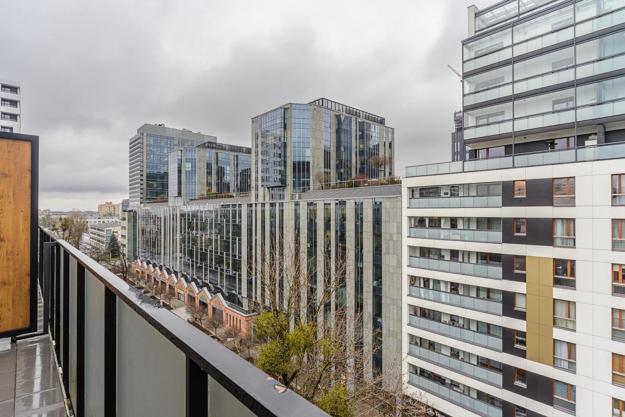 Cozy Family Apartments With Balcony Near Zlote Tarasy Warsawa Ruang foto