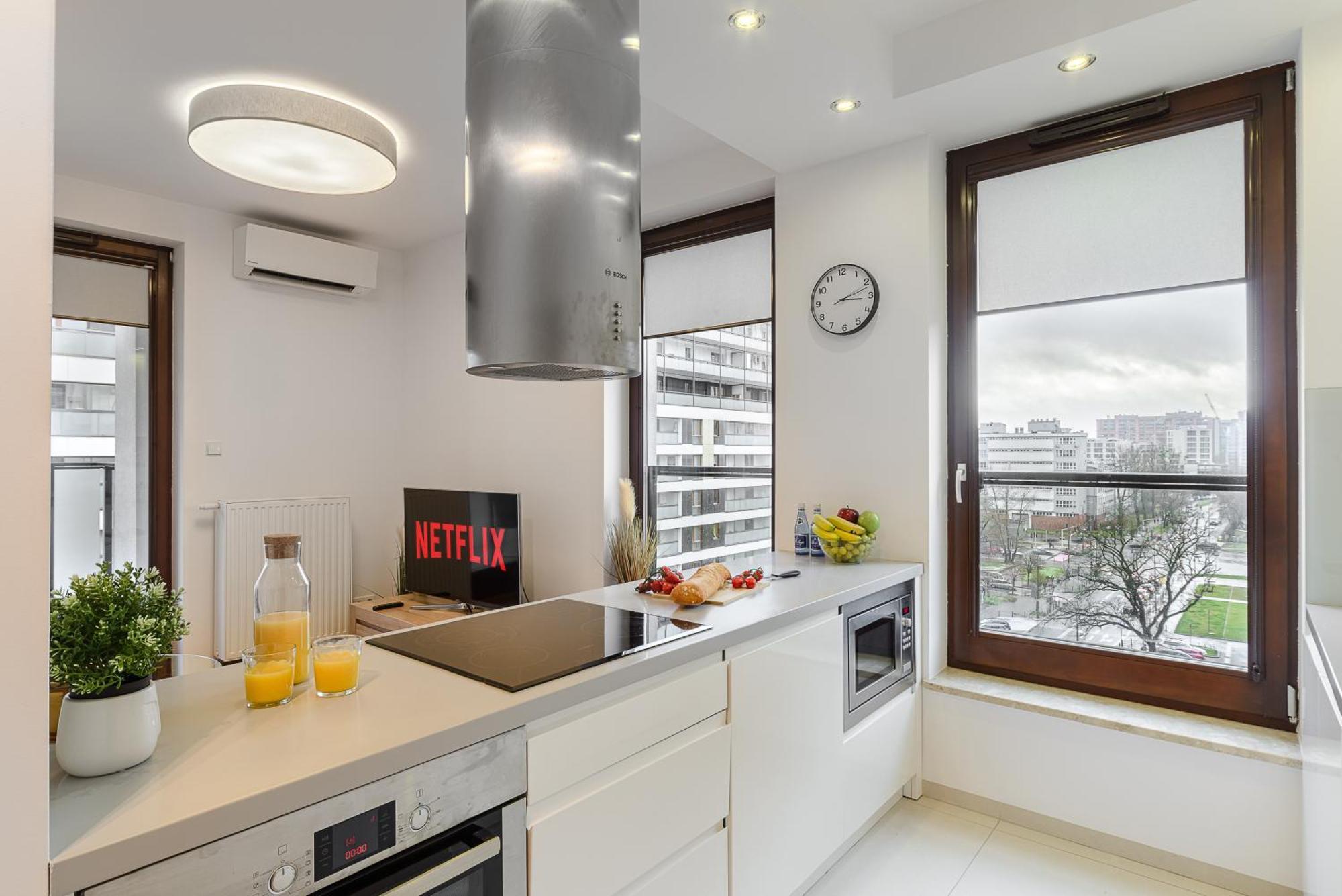Cozy Family Apartments With Balcony Near Zlote Tarasy Warsawa Ruang foto